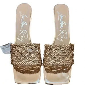 London Rag Braided Straps Slip On Sandals